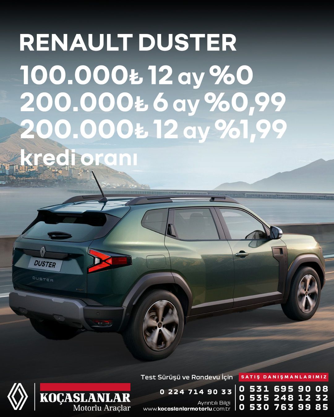 Renault Duster Kredi Kampanyası